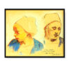 Paul Gauguin Dwie bretońskie głowy 50×40 w RAMIE