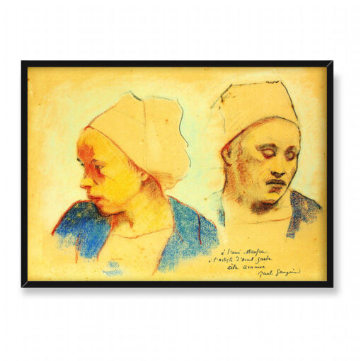 Paul Gauguin Dwie bretońskie głowy 70x50