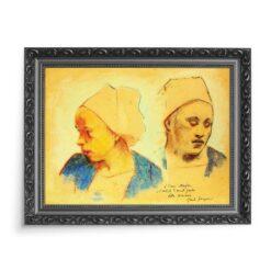 Paul Gauguin Dwie bretońskie głowy 70×50 wydruk na płótnie CANVAS