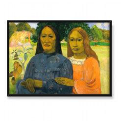 Paul Gauguin Dwie kobiety 70×50
