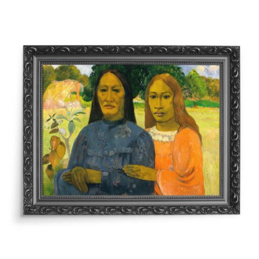 Paul Gauguin Dwie kobiety 70x50 wydruk na płótnie CANVAS