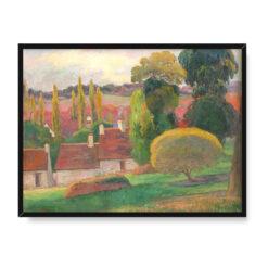 Paul Gauguin Farma w Bretanii 40×30