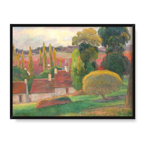 Paul Gauguin Farma w Bretanii 40x30 w RAMIE