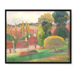 Paul Gauguin Farma w Bretanii 50×40