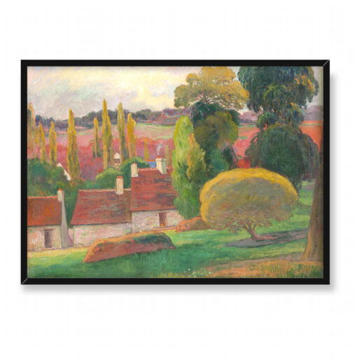 Paul Gauguin Farma w Bretanii 70x50