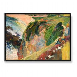 Paul Gauguin Flageoletowy gracz na klifie 70×50