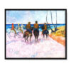 Paul Gauguin Jeźdźcy na plaży 50×40