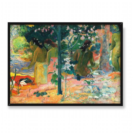 Paul Gauguin kąpiący się 70x50