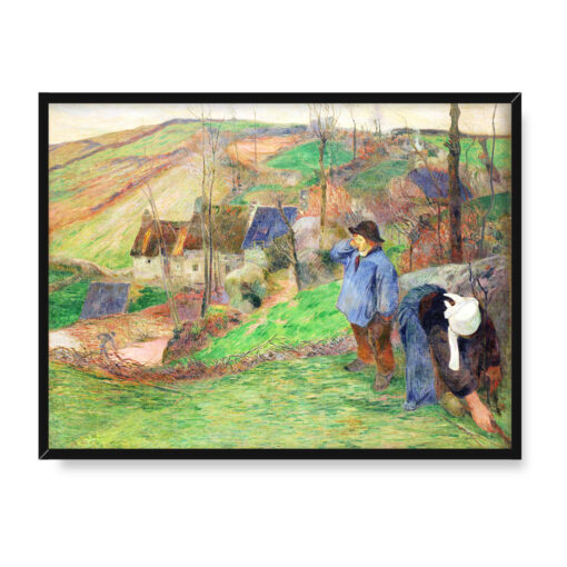 Paul Gauguin Krajobraz Bretanii 40x30