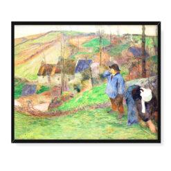 Paul Gauguin Krajobraz Bretanii 50×40