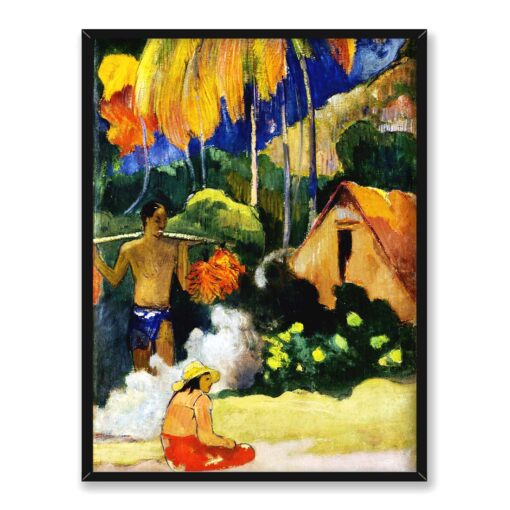 Paul Gauguin Krajobraz na Tahiti 30x40