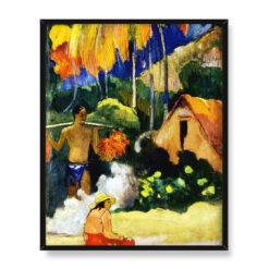 Paul Gauguin Krajobraz na Tahiti 40×50