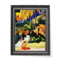 Paul Gauguin Krajobraz na Tahiti 50×70 wydruk na płótnie CANVAS