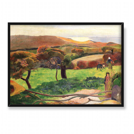 Paul Gauguin Krajobraz z Bretanii 70x50