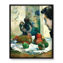 Paul Gauguin Martwa natura z profilem Laval 40×50