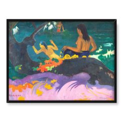 Paul Gauguin Na plaży 40x30 w RAMIE