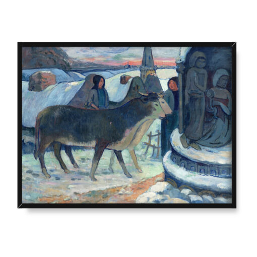Paul Gauguin Noc Bożego Narodzenia 40x30 w RAMIE