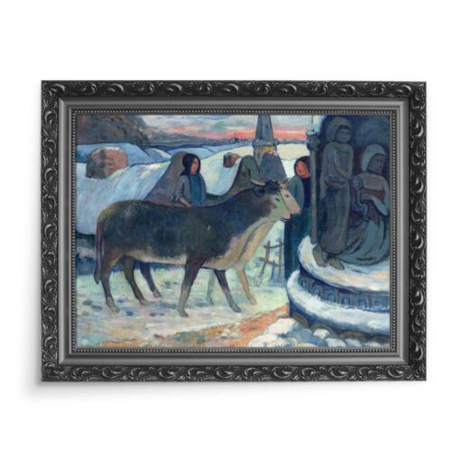 Paul Gauguin Noc Bożego Narodzenia 70x50 wydruk na płótnie CANVAS