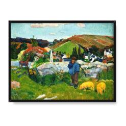 Paul Gauguin Pasterz świń 40×30