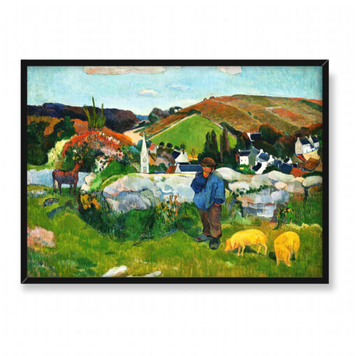 Paul Gauguin Pasterz świń 70x50