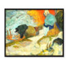 Paul Gauguin Praczki w Arles 50×40 w RAMIE
