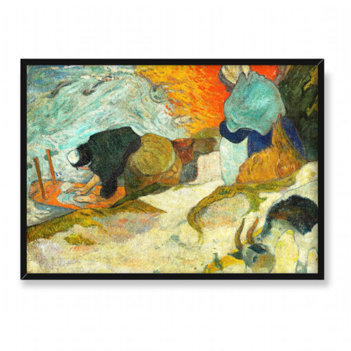 Paul Gauguin Praczki w Arles 70x50