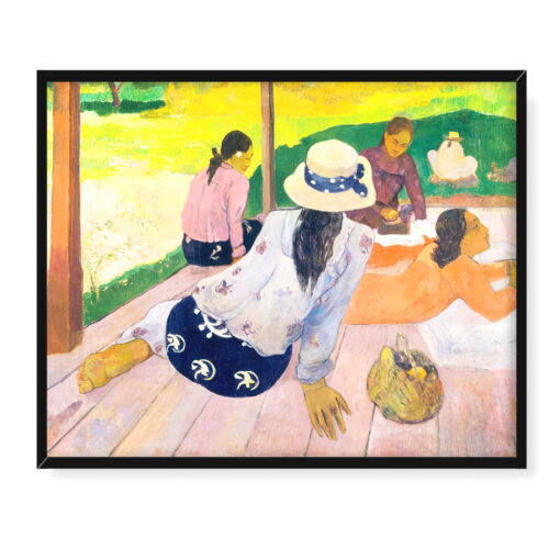 Paul Gauguin Siesta 50x40 w RAMIE