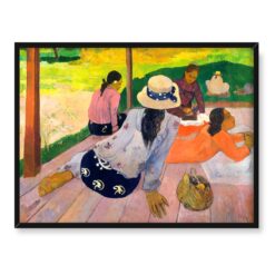 Paul Gauguin Sjesta 40x30 w RAMIE