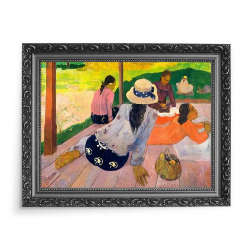 Paul Gauguin Sjesta 70x50 wydruk na płótnie CANVAS