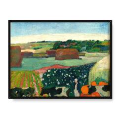 Paul Gauguin Stogi siana w Bretanii 40×30