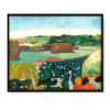 Paul Gauguin Stogi siana w Bretanii 50×40 w RAMIE