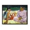 Paul Gauguin Tahitańskie kobiety na plaży 40×30 w RAMIE