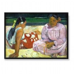 Paul Gauguin Tahitańskie kobiety na plaży 70×50