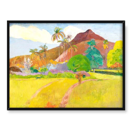 Paul Gauguin Tahiti krajobraz 40x30