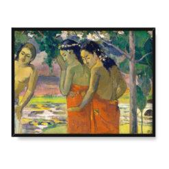 Paul Gauguin Trzy tahitańskie kobiety 40×30