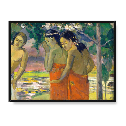 Paul Gauguin Trzy tahitańskie kobiety 40x30