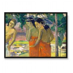 Paul Gauguin Trzy tahitańskie kobiety 70×50