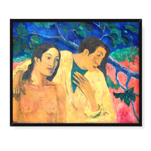 Paul Gauguin Ucieczka 50x40 w RAMIE