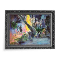 Paul Gauguin Upa Upa 70×50 wydruk na płótnie CANVAS