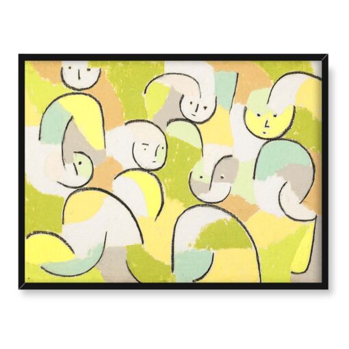 Paul Klee Sekstet geniuszy 40x30 w RAMIE
