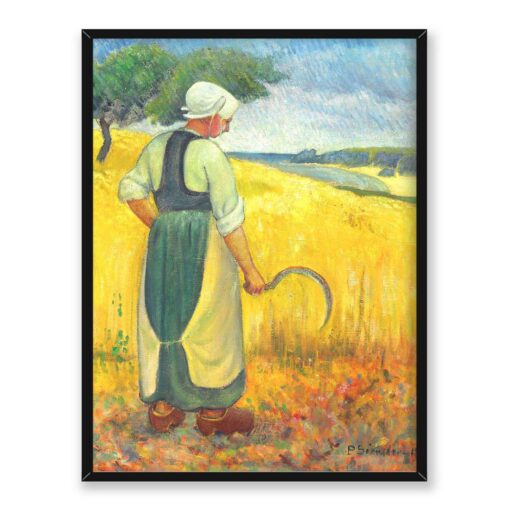 Paul Serusier Bretonka z sierpem 30x40