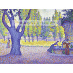 Paul Signac Fontanna w Saint Tropez — produkt cyfrowy do pobrania