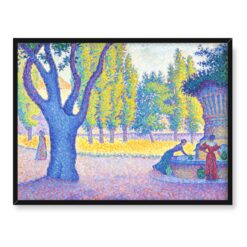 Paul Signac Fontanna w Saint Tropez 40x30
