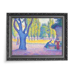 Paul Signac Fontanna w Saint Tropez 70×50 wydruk na płótnie CANVAS