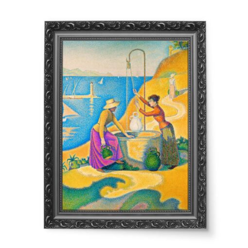 Paul Signac Kobiety u studni 50x70 wydruk na płótnie CANVAS