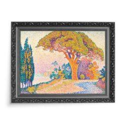 Paul Signac Le Pin de Bertaud Saint-Tropez 70×50 wydruk na płótnie CANVAS