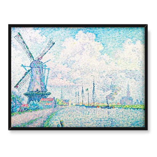 Paul Signac Overschie Holandia 40x30