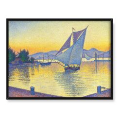 Paul Signac Port o zachodzie słońca 40x30