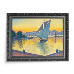 Paul Signac Port o zachodzie słońca 70×50 wydruk na płótnie CANVAS