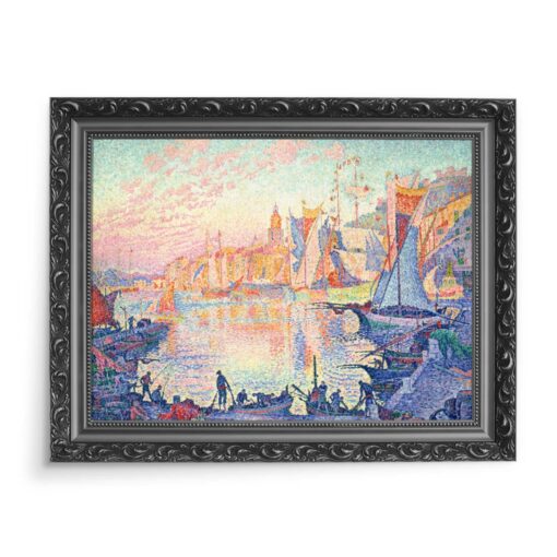 Paul Signac Saint-Tropez Francja 70x50 wydruk na płótnie CANVAS
